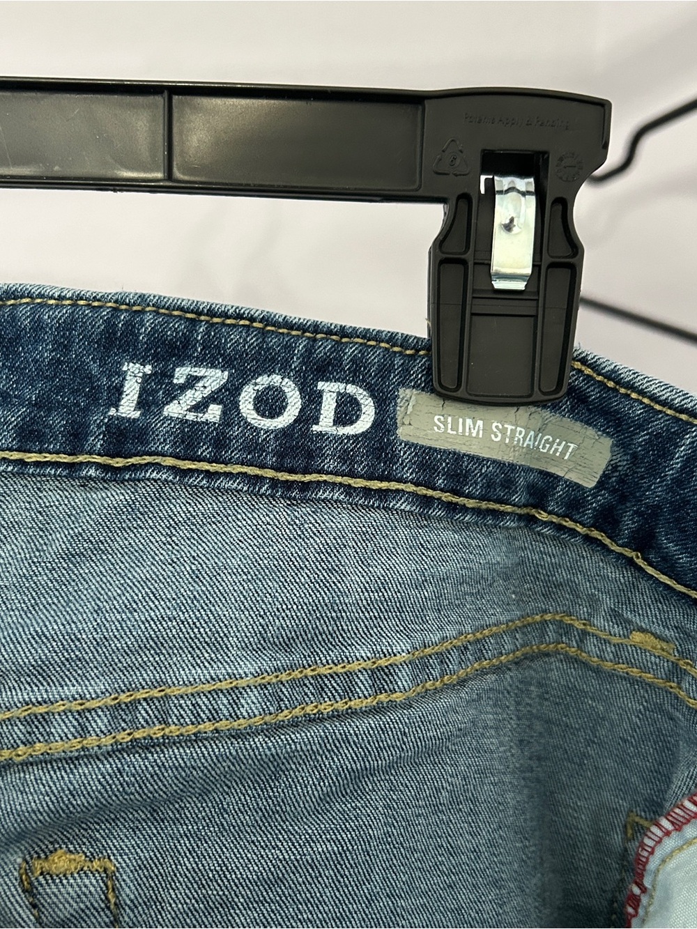 IZOD DIY Medium Wash Feathered Raw Hem Denim Skirt Size Small - “Dannie” - Picture 14 of 14